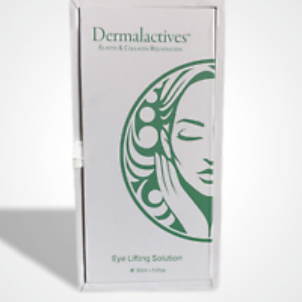 DERMALACTIVES EYE LIFTING SOLUTION-REDUCES PUFFINESS-1.01 fl oz\30 ml-NEW-SEALED